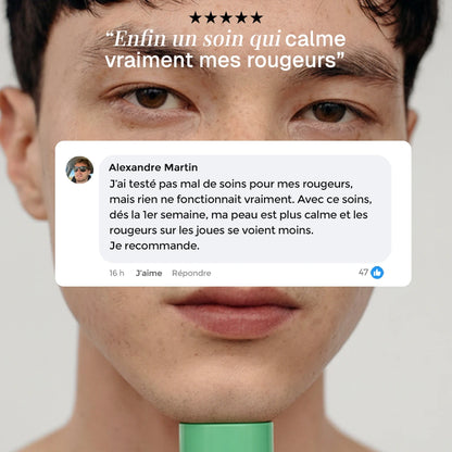 Masque anti-rougeurs au thé vert