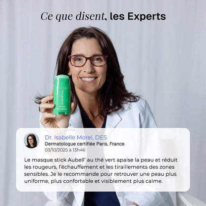 Masque anti-rougeurs au thé vert